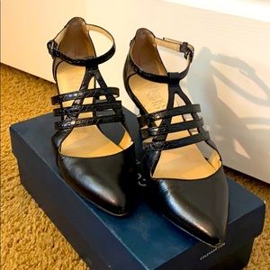 Franco Sarto Black Low Heels